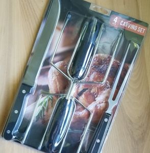 4 PC Meat Carving Set
